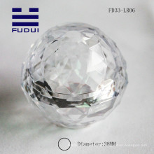 2015 cristal transparente acrílico 38mm eos bolha forma lip balm tubo de embalagem